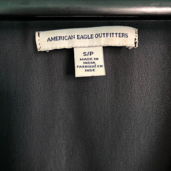 AEO Embroidered Black Dress - Picture 3 of 10